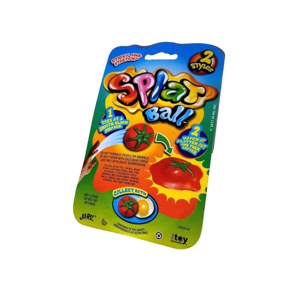 Jaru Splat Ball Raw Egg Toss It Watch It Go Splat! Squishy & Stretchy 5301 NEW - Picture 2 of 3